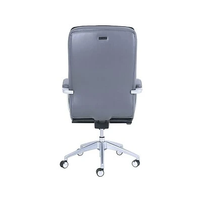 Task Chairs Beautyrest Platinum Bonded Leather Computer And Desk Chair, Gray (49404) - Image 3
