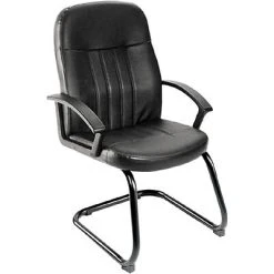 Guest/Reception Chairs Boss® B8109 Series Leather Guest Armchair