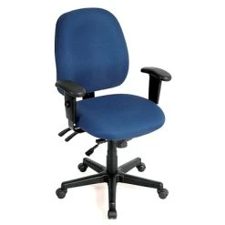 Task Chairs Raynor Eurotech Fabric 4 X 4 Multi-function Task Chair, Navy