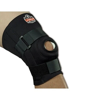 Knee Pads Ergodyne® ProFlex® Knee Sleeve With Open Patella/Spiral Stays, Black, Large