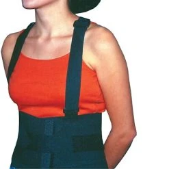 Ergonomic Back Supports Mutual Industries Occu-Rite 9" Elastic Industrial Back Support, Black, Medium