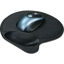 Mouse Pads & Wrist Rests Kensington® Wrist Pillow® Gel Mouse Pad Wrist Rest, Ergonomic, Black (KMW57822)