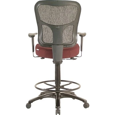 Tempur-Pedic® TP8200 Ergonomic Fabric Mid-Back Drafting Stool, Burgundy Drafting Chairs Tempur-Pedic® TP8200 Ergonomic Fabric Mid-Back Drafting Stool, Burgundy -Coreproducts s0555563 s7