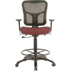 Drafting Chairs Tempur-Pedic® TP8200 Ergonomic Fabric Mid-Back Drafting Stool, Burgundy 3 Drafting Chairs Tempur-Pedic® TP8200 Ergonomic Fabric Mid-Back Drafting Stool, Burgundy -Coreproducts s0555564 s7