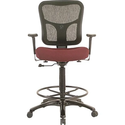 Tempur-Pedic® TP8200 Ergonomic Fabric Mid-Back Drafting Stool, Burgundy Drafting Chairs Tempur-Pedic® TP8200 Ergonomic Fabric Mid-Back Drafting Stool, Burgundy -Coreproducts s0555564 s7