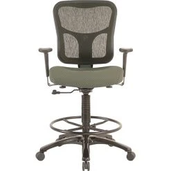 Drafting Chairs Tempur-Pedic® TP8200 Ergonomic Fabric Mid-Back Drafting Stool, Olive -Coreproducts s0555576 s7