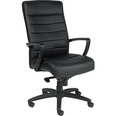 Executive/Managerial Chairs Raynor Eurotech Manchester Leather Executive Chair, Black