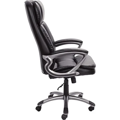 Serta Big & Tall Ergonomic Faux Leather Executive Big & Tall Chair, 350 lb. Capacity, Black (43675OSS) Big & Tall Chairs Serta Big & Tall Ergonomic Faux Leather Executive Big & Tall Chair, 350 Lb. Capacity, Black (43675OSS) -Coreproducts s0783975 s7
