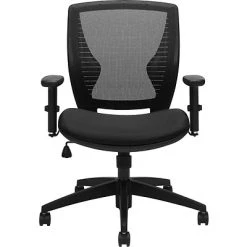 Global Task Chairs Offices To Go™ Mesh Back Ergonomic Office Chair, Black