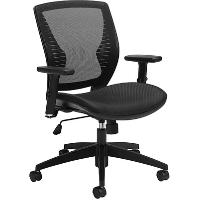 Global Task Chairs Offices To Go™ Mesh Back Ergonomic Office Chair, Black - Image 2