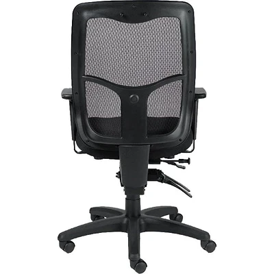 Task Chairs Raynor Eurotech Apollo Mesh High-Back Task Chair, Black, Adjustable Arms (MFHB9SL) - Image 2