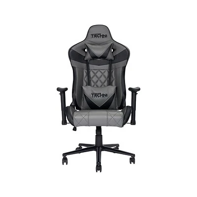 Office Chairs Techni Sport GamerXL Series Synthetic Computer Chair, Gray (RTA-TSXL3-GRY)