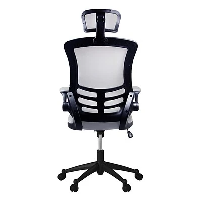 Executive/Managerial Chairs Techni Mobili Executive High Back Mesh Chair, Silver/Grey