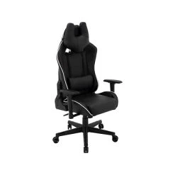 Gaming Chairs Hanover Commando Fabric Ergonomic Racing Gaming Chair, Black/White (HGC0106)