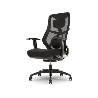Office Chairs Beautyrest Duo-EX Ergonomic Mesh Swivel Task Chair, Black/Gray (60051GRY) - Image 5