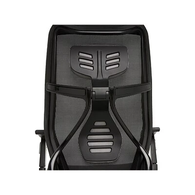 Office Chairs Beautyrest Duo-EX Ergonomic Mesh Swivel Task Chair, Black/Gray (60051GRY) - Image 8