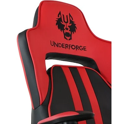 Gaming Chairs Hanover Commando Fabric Ergonomic Gas Lift Seating Gaming Chair, Black And Red, HGC0102 - Image 4
