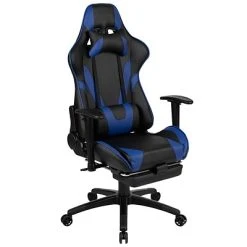 Executive/Managerial Chairs Flash Furniture X30 Ergonomic LeatherSoft Swivel Gaming Chair, Blue (CH187230BL)