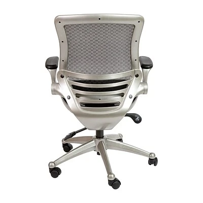 Executive/Managerial Chairs Flash Furniture Ergonomic Mesh Swivel Executive Mid-Back Chair, Black (BL8801XBKGR) - Image 8