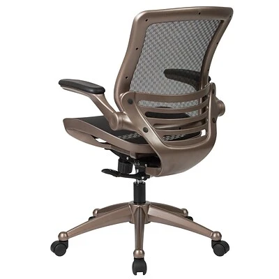 Executive/Managerial Chairs Flash Furniture Ergonomic Mesh Swivel Executive Mid-Back Chair, Black (BL8801X) - Image 8