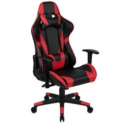 Executive/Managerial Chairs Flash Furniture X20 Ergonomic LeatherSoft Swivel Gaming Chair, Red (CH1872301RED)
