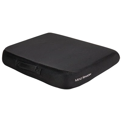 Seat Cushions Mind Reader Harmony Collection Foam Cushions, Black (MEMGEL-BLK)