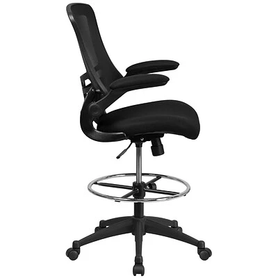 Task Chairs Flash Furniture Mid-Back Design Mesh Task Chair, Black (BL-X-5M-D-GG) - Image 9