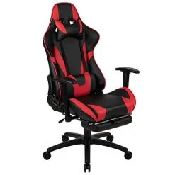 Executive/Managerial Chairs Flash Furniture X30 Ergonomic LeatherSoft Swivel Gaming Chair, Red (CH187230RED)