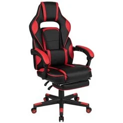 Executive/Managerial Chairs Flash Furniture X40 Ergonomic LeatherSoft Swivel Gaming Chair, Red (CH00288RED)