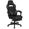 Executive/Managerial Chairs Flash Furniture X40 Ergonomic LeatherSoft Swivel Gaming Chair, Black (CH00288BK)