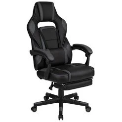 Executive/Managerial Chairs Flash Furniture X40 Ergonomic LeatherSoft Swivel Gaming Chair, Black (CH00288BK)