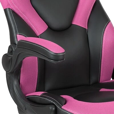 Executive/Managerial Chairs Flash Furniture X10 Ergonomic LeatherSoft Swivel Gaming Chair, Pink (CH00095PK) - Image 9