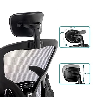 Office Chairs Urban Factory ERGO Simple Ergonomic Adjustable Office Chair, Black (ESC05UF) - Image 2