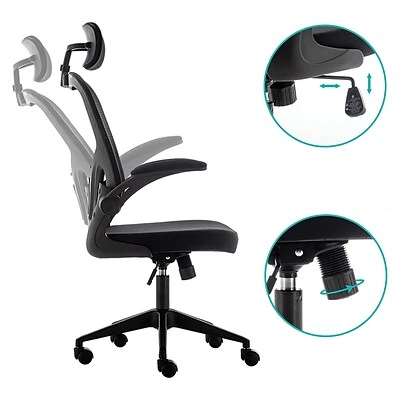Office Chairs Urban Factory ERGO Simple Ergonomic Adjustable Office Chair, Black (ESC05UF) - Image 3
