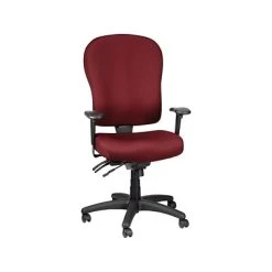 Task Chairs Tempur-Pedic TP4000 Fabric Task Chair, Burgundy (TP4000-BURG) 2 Task Chairs Tempur-Pedic TP4000 Fabric Task Chair, Burgundy (TP4000-BURG) -Coreproducts sp35441182 s7