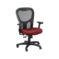 Task Chairs Tempur-Pedic TP9000 Mesh Task Chair, Burgundy (TP9000-Burgundy)
