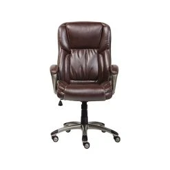 Executive/Managerial Chairs Serta Bonded Leather Executive Chair, Biscuit Brown (CHR200090)