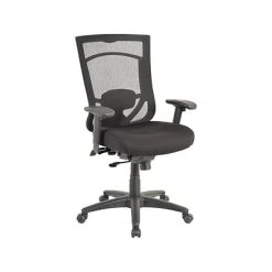Task Chairs Tempur-Pedic Mesh Back Fabric Task Chair, Black (TP7000-COAL-DS)