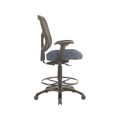 Tempur-Pedic Mesh Back Fabric Drafting Stool, Navy (TP8200-NAVY) Drafting Chairs Tempur-Pedic Mesh Back Fabric Drafting Stool, Navy (TP8200-NAVY) -Coreproducts sp46777938 s7