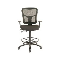 Drafting Chairs Tempur-Pedic Mesh Back Fabric Drafting Stool, Black (TP8200-BLACK)