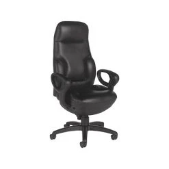 Executive/Managerial Chairs Global Leather Executive Chair, Black (2424-18BK-PD03)