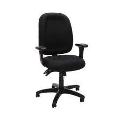 Task Chairs OFM Core Collection Ergonomic Task Chair With Arms, Mid Back, In Black (125-805)