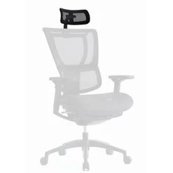 Task Chairs Eurotech IOO Ergonomic Mesh Headrest, Black (Headrest Only)