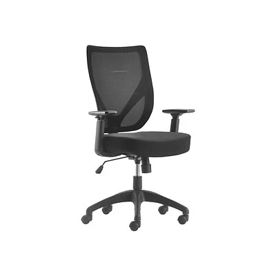 Office Chairs Serta Works Mesh Back Polyester Computer And Desk Chair, Black (CHR10021A) - Image 2